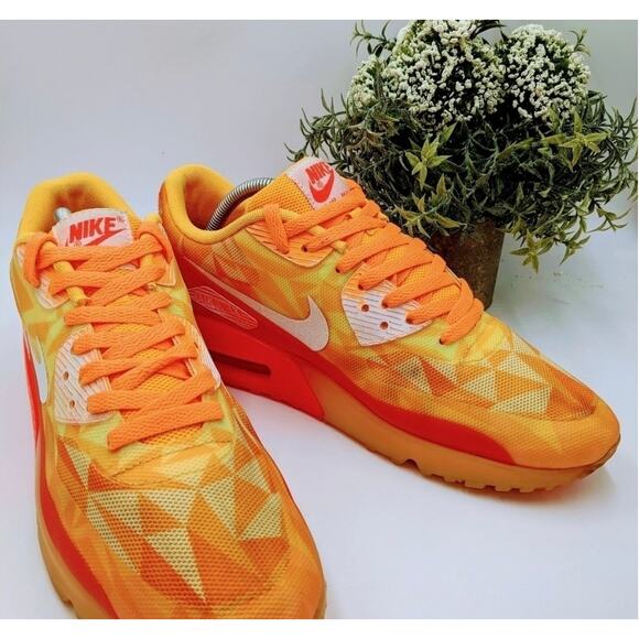 Nike airmax 90 ice atomic mango Sz 9.5 mens Orange and White - Picture 11 of 12